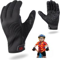Kids Neoprene Cycling Gloves BMX Mountain Bike Riding Youth MX Motocross Enduro Paintball ATV Quad Riding Karting Sports Hiking juoda