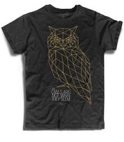 Men's Owl Twin Peaks the Owls Are Not What They Seem Laura Palmer Cult Unisex T-Shirt XXXXL black