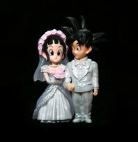 Dragon Ball Goku And Chichi Wedding Gk Statue Boxed Collectible Figure Wedding Scene Anime Figure For Dragon Ball Fans Collectors