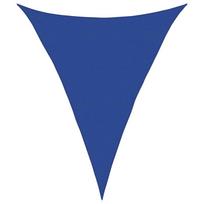 vidaXL Saulės skėtis, burė, 160 g/m², trikampė, mėlyna, 5x6x6 m, HDPE