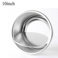 Kitchen Dish Baking Tools Cake Pan Removable Bottom Aluminum Alloy Die Pudding Mold 10inch
