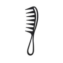Shark Jumbo Wide-Tooth Hair Comb - Black-Handle Tool for Men Hairdressing & Styling juoda