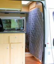 Kemperio Termoizoliacinė Užuolaida Fiat Ducato/Peugeot Boxer/Citroen Relay 2006+ Ram Promaster Aliuminio Folija