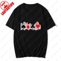 Alice in Borderland Tshirt for Buildings and Playing Cards High Quality Cotton Streetwear Women Tops Y2k Men Women Clothing Tees S