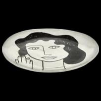 SERAX La Mere Hand-Painted Stoneware Dinner Plate