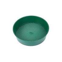 Round Screen Pan Plastic Soil Sieve Filter Mesh Pot Soil Stone Sifter Filtration Home Gardening Tools Flower Plant Nursery Pots tamsiai žalia spalva