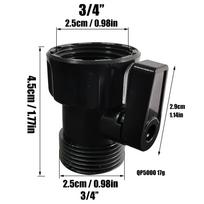 Car washing tools IBC Tank Adapter 3/4” Female Thread Valve Accessories Fittings Home Garden Irrigation Connector Switch Tools