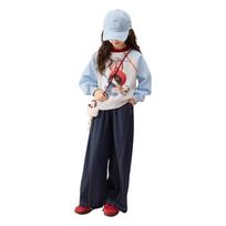 LUSON Girl's Spring Printed Sweatshirt 140