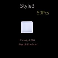 Pupil Learning Painting Artists Palette Supplies Paint Pans Pigment Box Watercolor Storage Style3-50Pcs