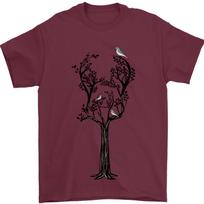 Acoustic Guitar Tree Guitarist Musical Group Men T-shirt XL