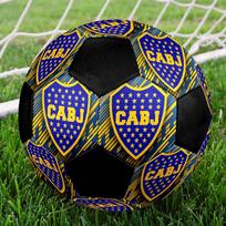 Boca Juniors Soccer Ball Size 5 Colorful Machine Stitched PVC Competition Ready Durable High-Bounce