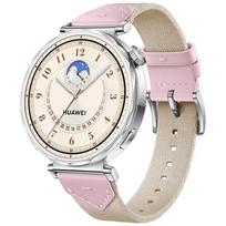 18mm Official Nylon+Leather Strap For Huawei Watch GT6/5/4 41mm GT5 Pro 42mm Women Braided Wristband Xiaomi Watch S4 41mm Belt Huawei Watch 5 42mm rožinė