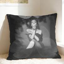 A-Ariana G-Grande New Album Petal Merch Pillow Case Custom Pillow Cover For Sofa Car Home Decor Cute Funny Pillowcases Peach skin 18*18(CM)-1Pcs