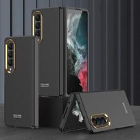 Dėklas Samsung Galaxy Z Fold 4 5g Dėklas Padengtas Objektyvo Apsauga Itin Plonas Kietas PC Smūgiams Atsparus Galinis Dangtelis Samsung Z Fold4 For Samsung Z Fold 4 juoda
