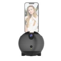 AI Auto Face Tracking Gimbal Stabilizer for Smartphone Desktop Selfie Stabilizer for Phone Robot tamsiai pilka spalva