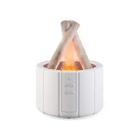 Laužo liepsnos difuzorius, laužo aromaterapijos eterinių aliejų difuzorius, 250 ml medinis šalto garo drėkintuvas namams, miegamajam, biurui, automatinis išjungimas, šviesa balta