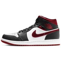Air Jordan 1 Mid 'Black White Gym Red' Jordan 554724-122 41