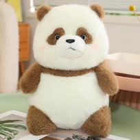 Mielas mielas mažas pandos lėlės pliušinis žaislas juodai baltos pandos lėlė vaikams lydi raminanti pagalvė skudurėlio lėlė 22cm（0.16kg）
