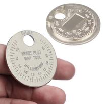 1pcs 0.6-2.4mm Spark Plug Tool Spark Plug Gauge Measuring Tool Wire Spark Plug Gauge Tool Scaled from 0.020 to 0.100 Inch CHINA