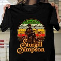 Guitar Man Sturgill Simpson Shirt Black All size S-345XL -  Unisex T-Shirt XL