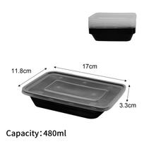 10/20x Food Packing Boxes Disposable Meal Storage Lunch Containers for Fridge Camping Picnic BBQ Party Rectangular Bento Boxes 10pcs