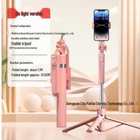 1.8m Anti-Shake Bluetooth Selfie Stick Tripod for Mobile Phones - Portable Floor-Standing Live Broadcast Photo Stand A17