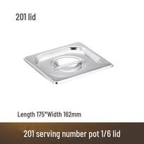 AVADEN Rectangular Stainless Steel Food Pan with Lid