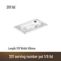 AVADEN Rectangular Stainless Steel Food Pan with Lid