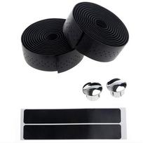 Anti-slip Durable Bar Plug Road Bike Bike Handlebar Tape Bicycle Grips Leather Wrap Protective