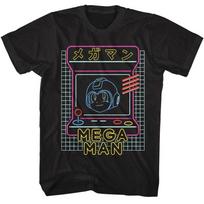 Megaman Neon Arcade Men T Shirt XXL