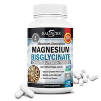 Magnio bisglicinato chelatas buferizuotas TRAACS, maksimaliai įsisavinamas papildas optimaliai sveikatai 120PCS