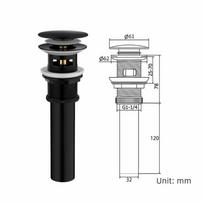 Push-Button Control Basin Drain Plug Bathroom Replacement Accessories  Preventing Clogging