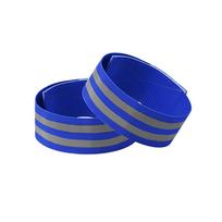 Reflective Elastic Wristbands Adjustable Wrist Straps for Sports Outdoor Activities Safety Visibility 35x5cm Durable Stretch Material One Size