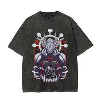 Mahoraga Jujutsu Kaisen Tshirt Megumi Fushiguro Tee Vintage Washed Oversized Retro Anime Harajuku Men Streetwear Graphic Clothe S įvairiaspalvis