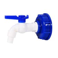 1/2'' 3/4'' IBC Tank Tap Adapter Valve Durable Water Coupling Adapter  For Garden Home 3/4 In