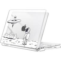 Case for MacBook Neo 13 Inch 2026, Anti-slip Hard Protection Astronaut Alien Pattern balta