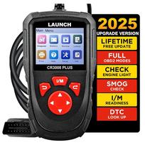 USA EU Warehouse LAUNCH CR3008 PLUS Professional OBD2 Scanner Diagnostic Tool Lifetime Free Update Code Reader 2.5 Corded Electric