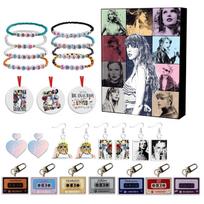 Taylor Swift Fan Gift Set Bracelets, Keychains, Earrings, Pins & More Perfect for Swifties & Collectors One Size juoda