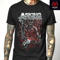 Asking Alexandria There a Creature Inside You Unisex Rock T-shirt S3XL L gray