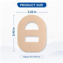 2026 Strong Adhesive CGM Tape14 Days Long Lasting, Waterproof Sensor Sticker for Glucose Monitor Rayon