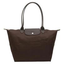 Longchamp Le Pliage Green sidabrinė furnitūra koldūno formos rankinė nailoninė nešiojama peties rankinė moteriška moka spalva 1899919002 juoda