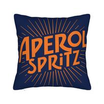 Pillow Cover Aperols Orange Spritz Cocktail Morden Pillow Case For Living Room Chair Pillowcases Peach skin 18*18(CM)-1Pcs