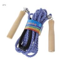 448C Jump Rope Wood Handle Skipping Gym School Group Multi-Person Rope Jumping Fitness Equipment Skipping Rope 5m 7m 5 m (Group)