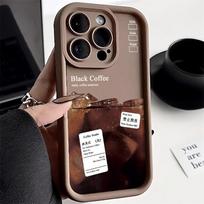 Telefono dėklas, skirtas iPhone 11 13 12 14 15 16 Pro Max 7 8 Plus XR XS Max Samsung A55 S24 S23 A02S Redmi 9 13C 9A 10 A3 OPPO A15S A16 A17 A18 A38 A53 A54 A31 SamSung A03S kava