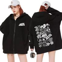 Arctic Monkeys Band North American Tour Hoodie XS juoda