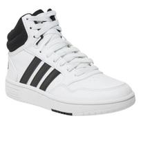 Vaikiški sportiniai batai ADIDAS HOOPS 3.0 MID K IG3715 - balti r. 36 36 balta