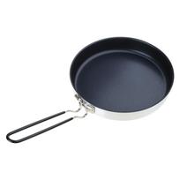 Portable Frying Pan Grill Pan Handle Length 19cm Light Weight for Camping Home Backpacking Outdoor Cooking Utensil