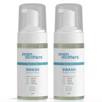 Man Matters Intymios higienos priemonė vyrams 120 ml X 2 vnt. pakuotė | Prieš kvapą, nuo niežėjimo, pH subalansuota higiena