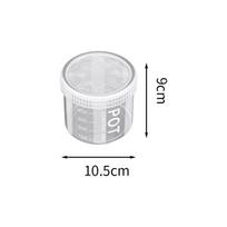 Food-Grade Plastic Storage Jar with Lid for Cereal, Grains, Coffee, & Tea