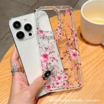 Niche ins wind flower for iPhone16 Apple 11/12/13/14/15Promax mobile phone case 7plus iPhone 7/8